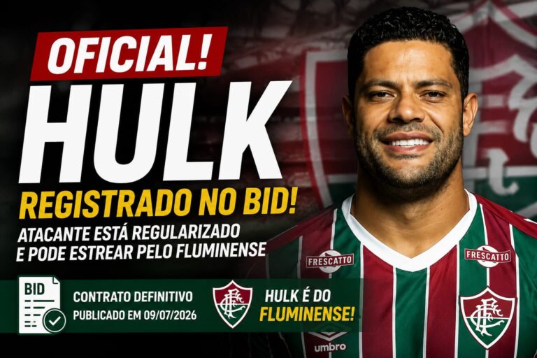 Hulk é liberado para estrear com a camisa do Fluminense pelo campeonato brasileiro.